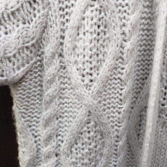 Telluride Clothing Company NWT Pearl gray Sweater duster  Size L - Picture 8 of 11